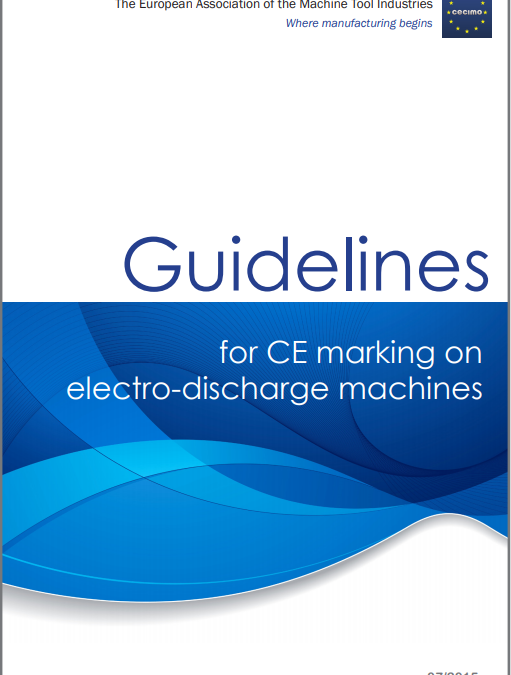 Guidelines for CE marking of electro-discharge machines