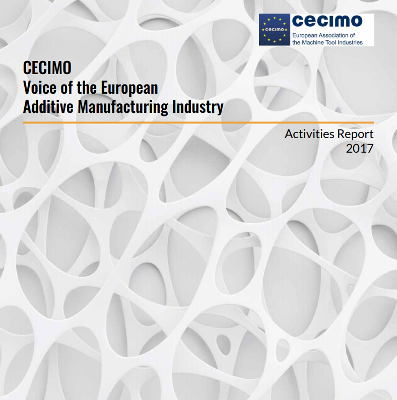 CECIMO Additive Manufacturing Activities Report 2017